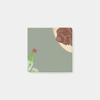 Asiatisches Essen 18 Sticky Notes Post-it Klebezettel