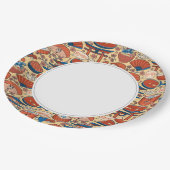 asiatisches Essen Pappteller (Schrägansicht)