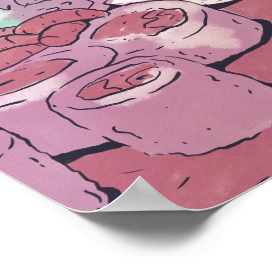 asiatisches Essen Poster (Ecke)