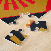 asiatisches Floral Hexagonal-Muster Puzzle (Seite)