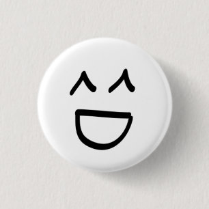 Asiatisches Gesicht Button