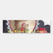 Asiatisches Hochzeitskaffee zum Heart Swing Art Pr Autoaufkleber (Vorne)