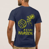 Asiatisches Invasions-T-Shirt T-Shirt (Rückseite)