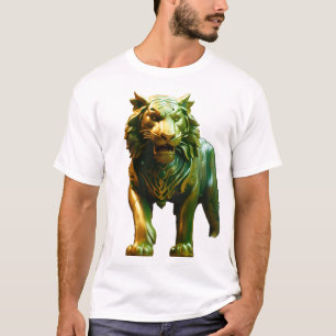 Asiatisches Jade-Tiger-Konzeptkunstwerk T-Shirt
