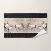 Asiatisches Kran-Vogel-wild lebende Tiere Okyo Badhandtuch Set (Handtuch)