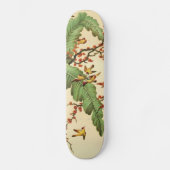 Asiatisches Kunst-Illustrations-Skateboard Skateboard (Vorderseite)