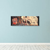 Asiatisches Kunstskelett Leinwanddruck (Insitu (Holzboden))