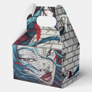 Asiatisches Mädchen Graffiti  Geschenkschachtel