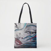 Asiatisches Mädchen Graffiti Tasche (Vorderseite)