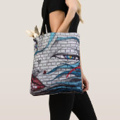 Asiatisches Mädchen Graffiti Tasche (Von Nahem)