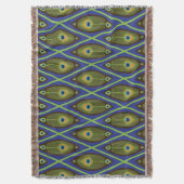 Asiatisches Muster Decke (Vorderseite Vertikal)