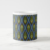 Asiatisches Muster Jumbo-Tasse (Vorderseite)
