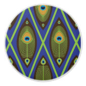 Asiatisches Muster Keramikknauf (Vorderseite)