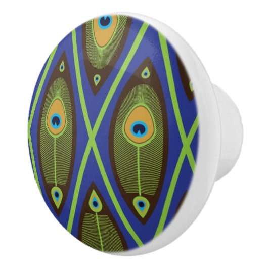 Asiatisches Muster Keramikknauf (Rechts)