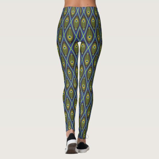 Asiatisches Muster Leggings (Rückseite)