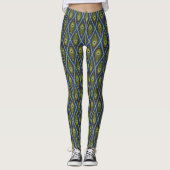Asiatisches Muster Leggings (Vorderseite)
