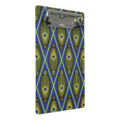 Asiatisches Muster Mini Klemmbrett (Schrägansicht)