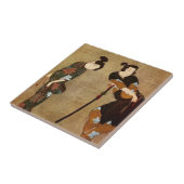 Asiatisches Paar Fliese (Seite)