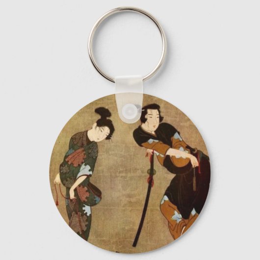 Asiatisches Paar Schlüsselanhänger (Vorderseite)