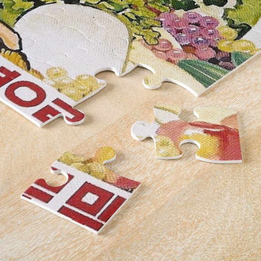 Asiatisches Plakat Puzzle (Seite)