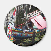 asiatisches Schiff Magnet (Vorne)