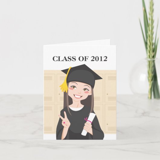 Asiatisches Studium Karte (Vorderseite)