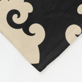 Asiatisches Ziermotorikmuster Fleecedecke (Ecke)