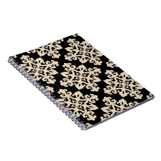 Asiatisches Ziermotorikmuster Notizblock (Rechte Seite)