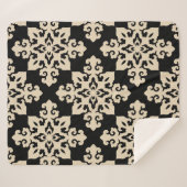 Asiatisches Ziermotorikmuster Sherpadecke (Vorderseite (Horizontal))