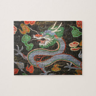 Asiats-Drache Südkoreas Seoul Namdaemun Puzzle