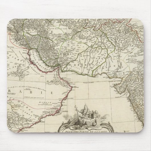 Asie 1 mousepad (Vorne)