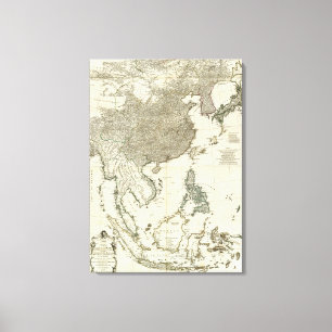 Asie 2 leinwanddruck