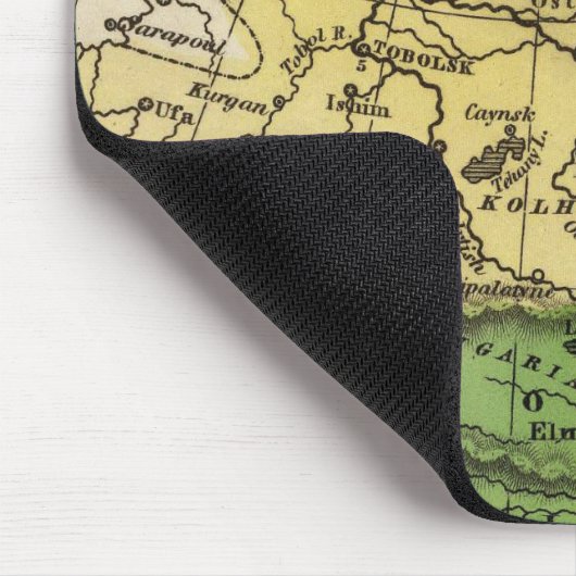 Asien 12 mousepad (Ecke)