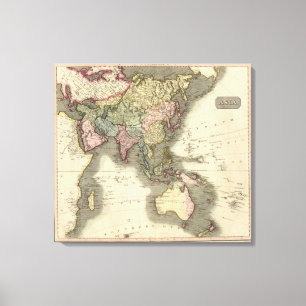 Asien 13 leinwanddruck