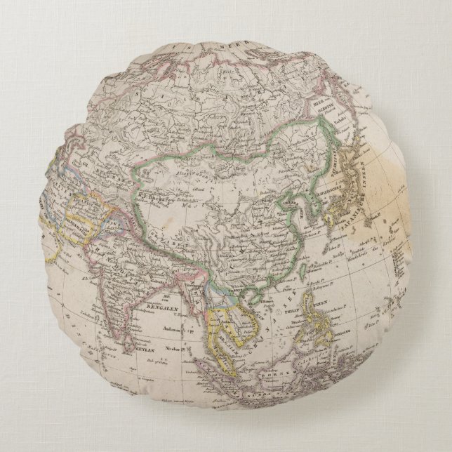Asien 13 rundes kissen (Vorderseite)