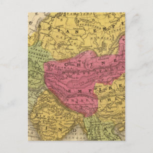 Asien 14 postkarte