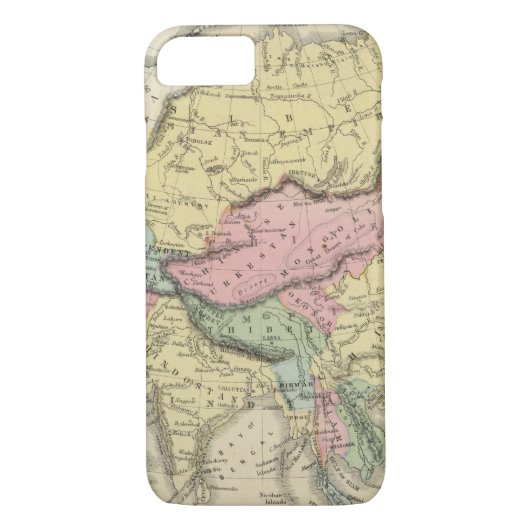 Asien 15 Case-Mate iPhone hülle (Rückseite)