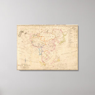 Asien 15 leinwanddruck