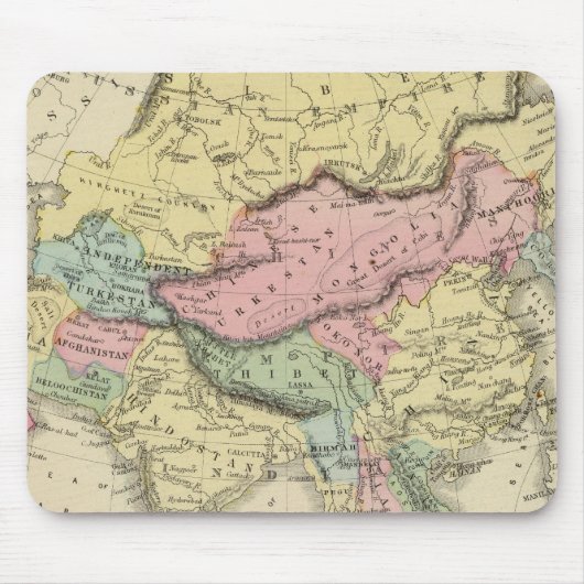 Asien 15 mousepad (Vorne)