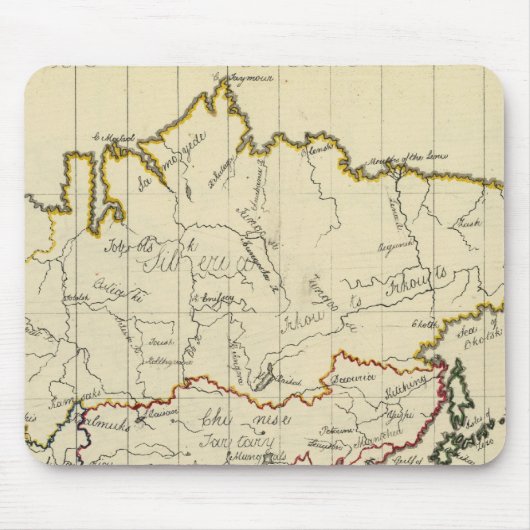 Asien 15 mousepad (Vorne)