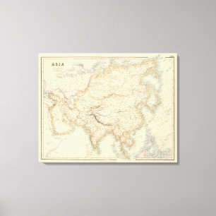 Asien 16 leinwanddruck