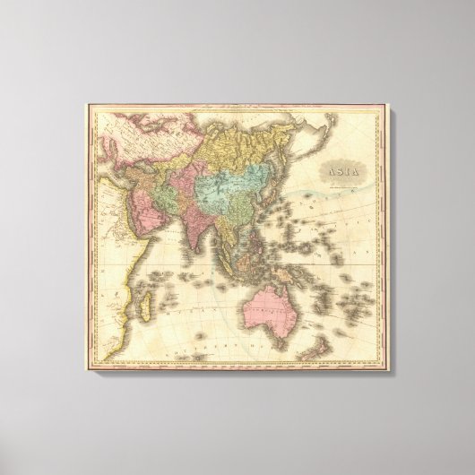 Asien 16 leinwanddruck (Vorderseite)
