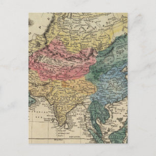 Asien 16 postkarte