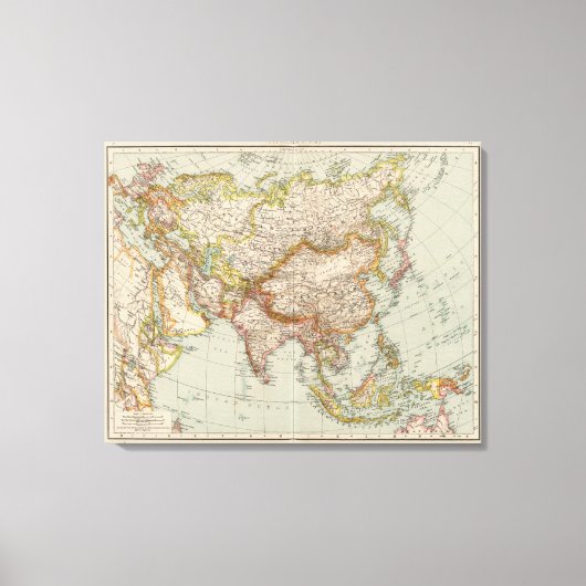 Asien 17 leinwanddruck (Vorderseite)