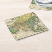 Asien 17 rechteckiger pappuntersetzer (angewinkelt)