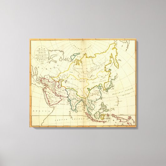 Asien 18 leinwanddruck (Vorderseite)