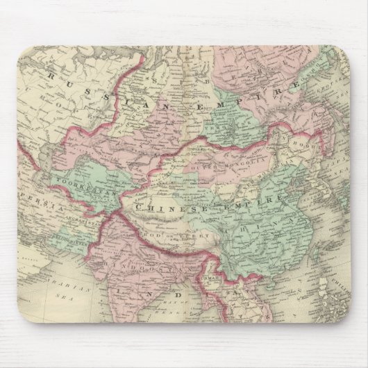 Asien 19 mousepad (Vorne)