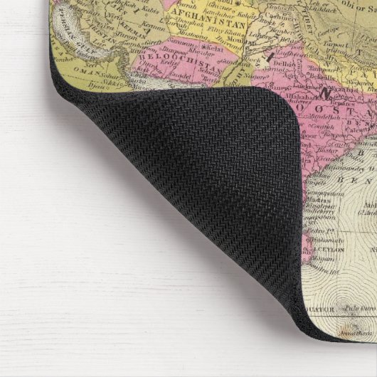 Asien 20 mousepad (Ecke)