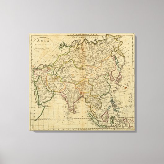 Asien 22 leinwanddruck (Vorderseite)