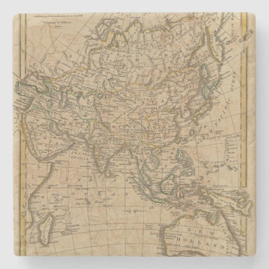 Asien 24 steinuntersetzer (Vorderseite)